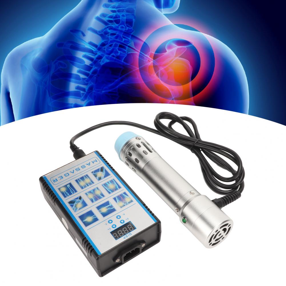 Máy sóng xung kích ED 16 bánh răng tần số 7 đầu xoa bóp Thiết bị điều trị ngoài cơ thể 100‑240V SUNCOL