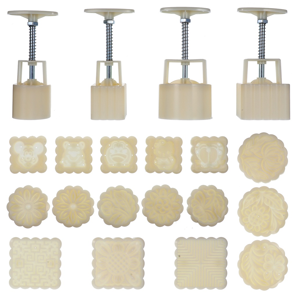 Khuôn Làm Bánh Trung Thu Dạng Nhấn Tiện Dụng