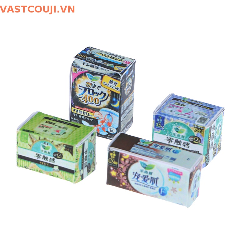 Hộp Khăn Vệ Sinh Mini Trang Trí Nhà Búp Bê Cho Bé Gái