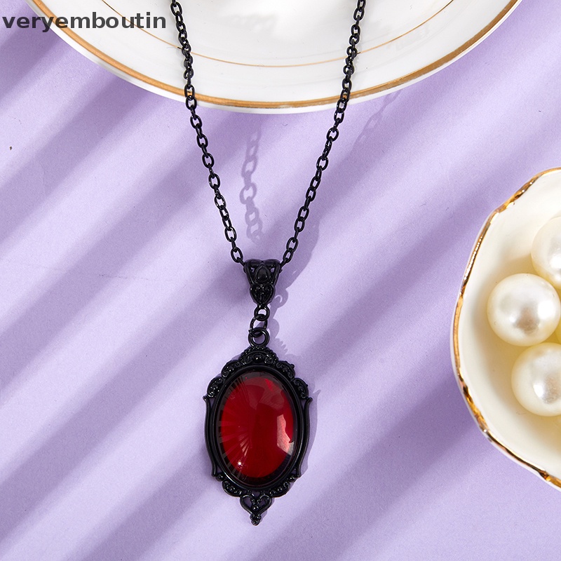 Vòng cổ Mặt Đá Pha Lê Phong Cách Gothic Thời Trang Cho Nữ