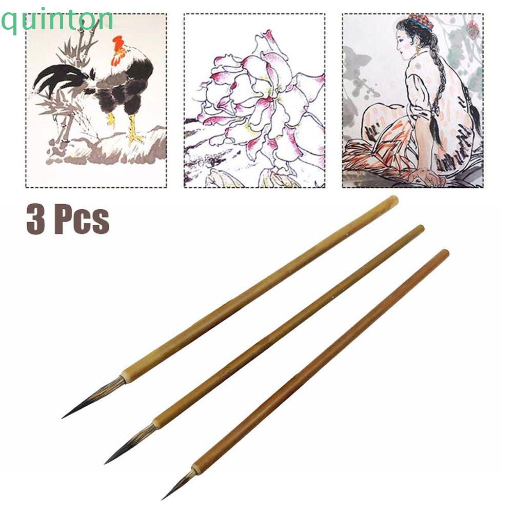 Set 3 Cọ Vẽ Tranh Sơn Dầu Chuyên Dụng