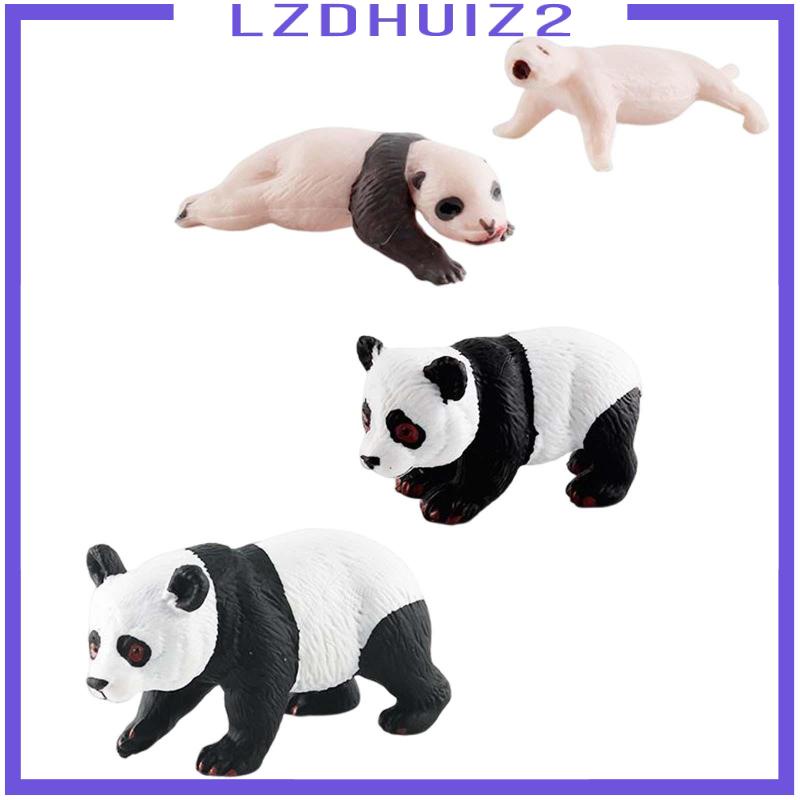 Mô Hình Đồ Chơi Gấu Trúc 4 Tầng Sống Động