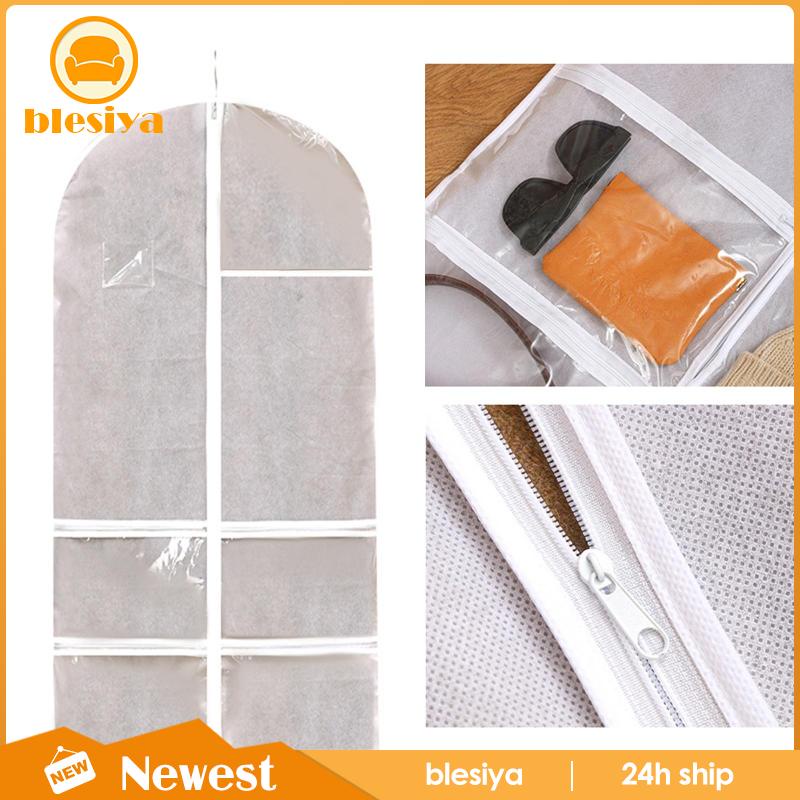 [Bllesiya] Túi Đựng Quần Áo Chống Bụi / Gió Màu Trong Suốt