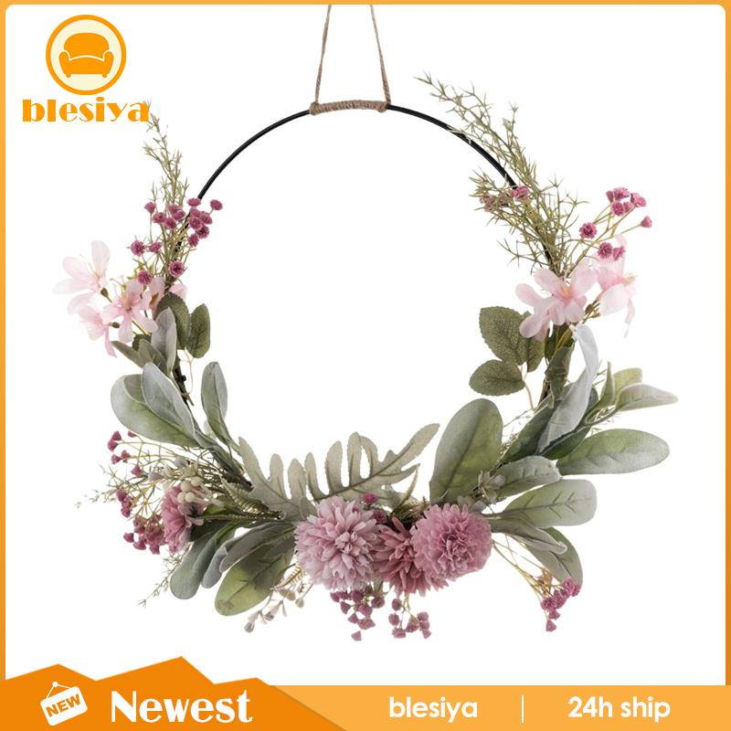 Vòng Hoa Giả Treo Cửa Trước Trang Trí Nhà Cửa