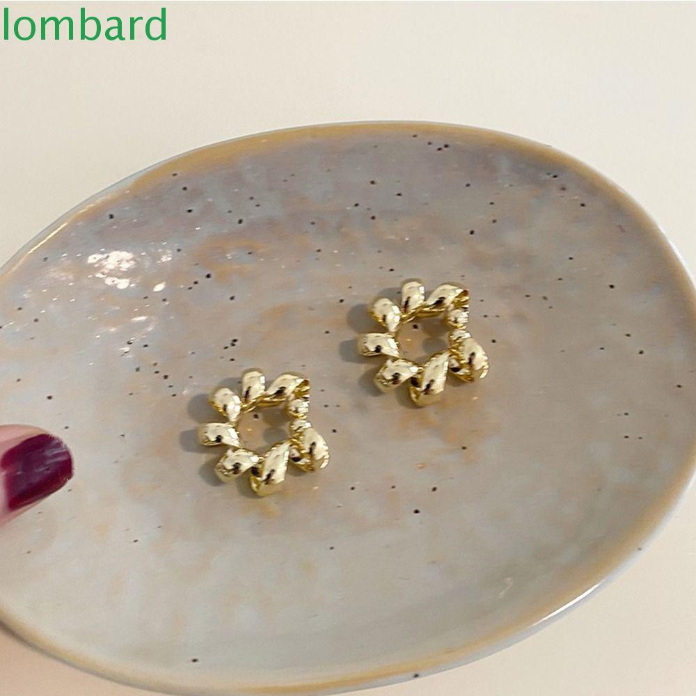 Bông Tai Dạng Kẹp Bằng Hợp Kim Thời Trang Cá Tính Cho Nữ