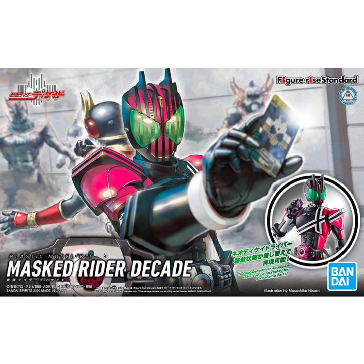 Bandai Mô Hình Đồ Chơi Lắp Ráp Nhân Vật masked rider kamen rider Có Khớp Cử Động