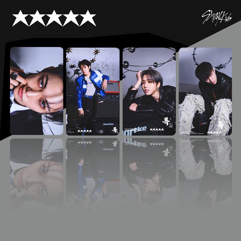 Set 9 Tấm Thẻ Ảnh LOMO 5 Sao Năm Cánh LEE KNOW FELIX Bangjin