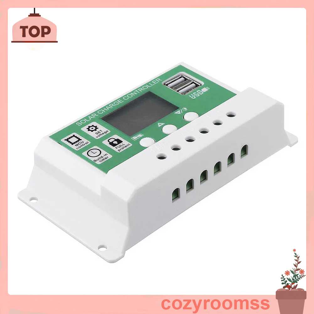 Bộ Điều Khiển Sạc 10A 20A 30A 40A 50A 60A 12V 24V Có Màn Hình LCD