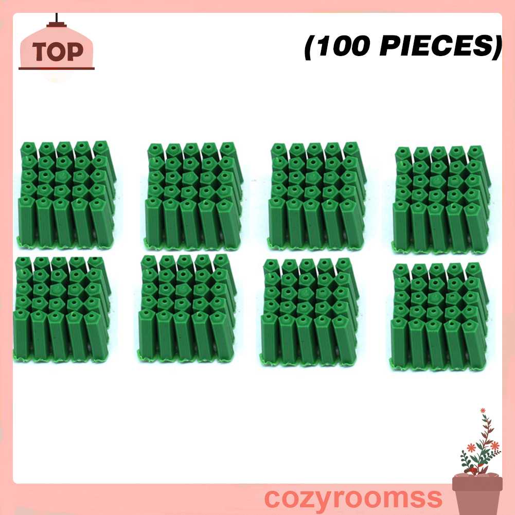 Set 100 Đinh Vít Nhựa M6 Gắn Tường Chuyên Dụng Cao Cấp