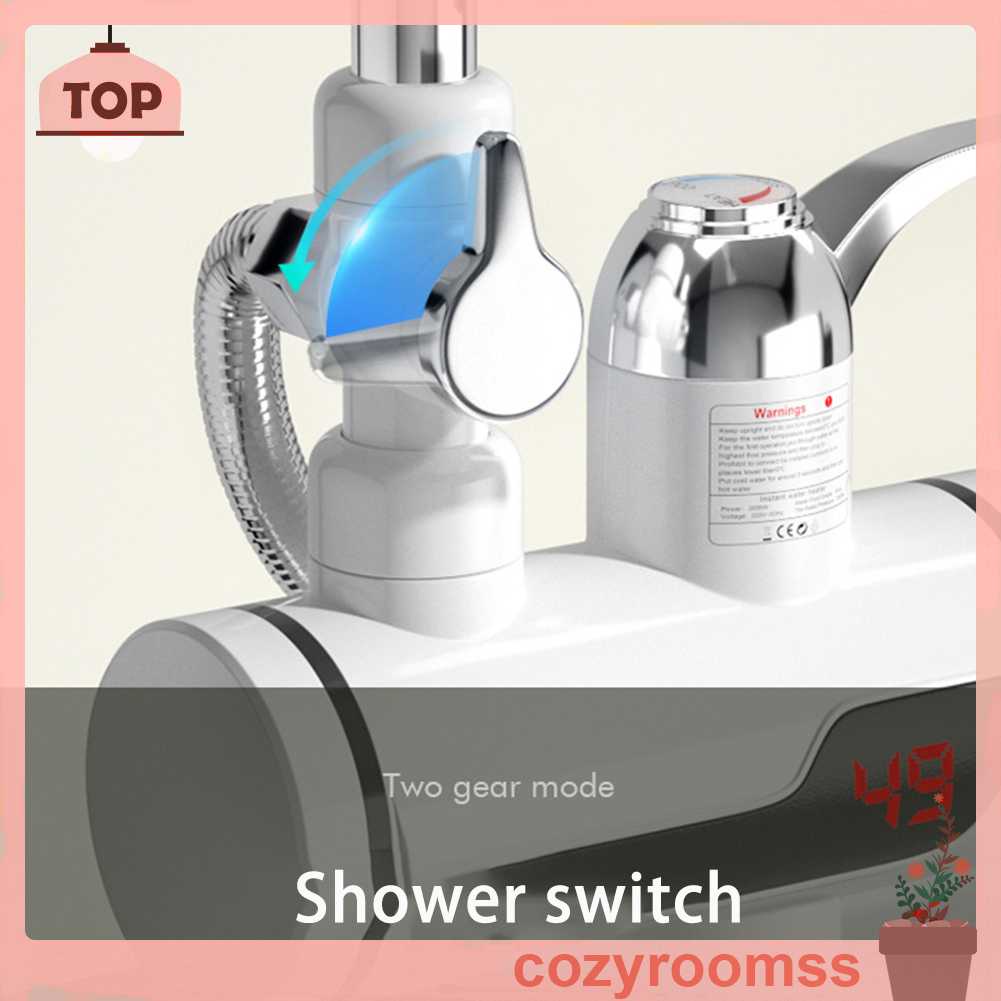Vòi Nước Nóng Điện Tử 220V 3000W Phích Cắm EU
