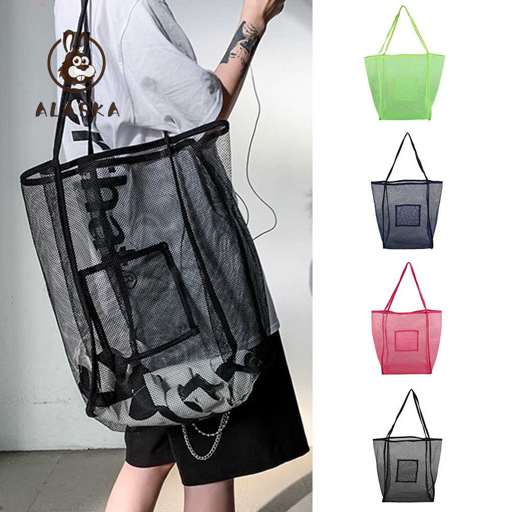 Túi Xách Thể Thao Cỡ Lớn Phối Lưới Thời Trang Cho Nữ Z#B [alaska.vn]