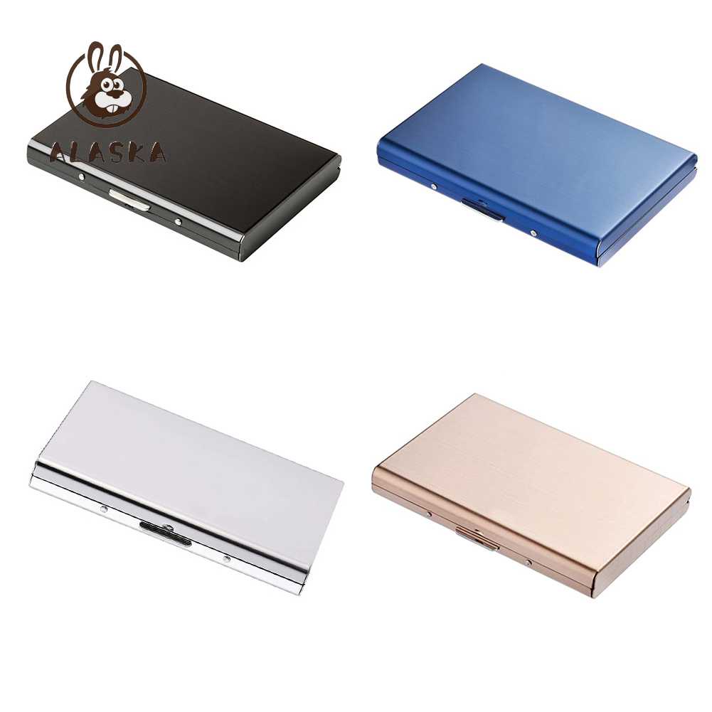Ví Đựng Thẻ Tín Dụng Bằng Thép Không Gỉ RFID Chống Trộm