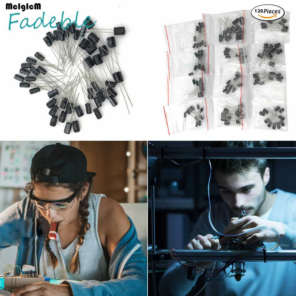 Set 630 Tụ Điện Kim Loại 24Values 0.1uF 1000uF Chuyên Dụng