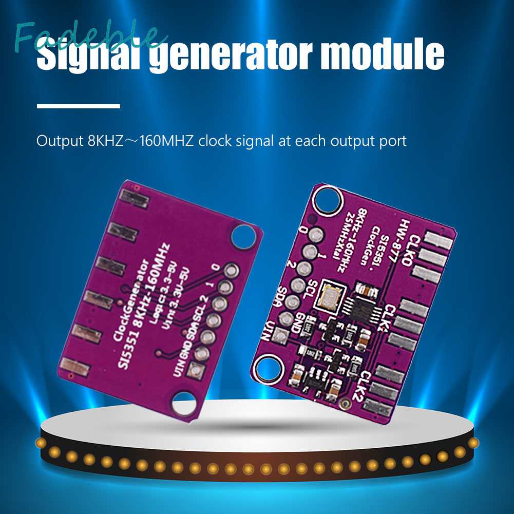 Bo Mạch Phát Điện DC 3V-5V Si5351A I2C IIC 8kHz 160MHz