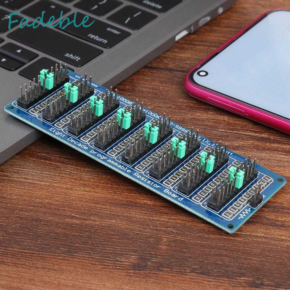 Bảng Mạch Điện Trở 8 Decade 1R-9999999Mô Đun Kháng Lực 0.1R SMD Chuyên Dụng