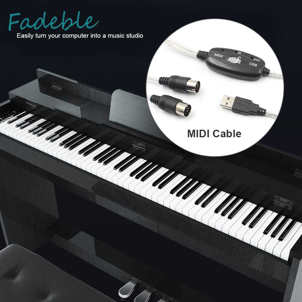 Cáp Chuyển Đổi MIDI Sang USB Chuyên Nghiệp Cho Bàn Phím Điện Tử