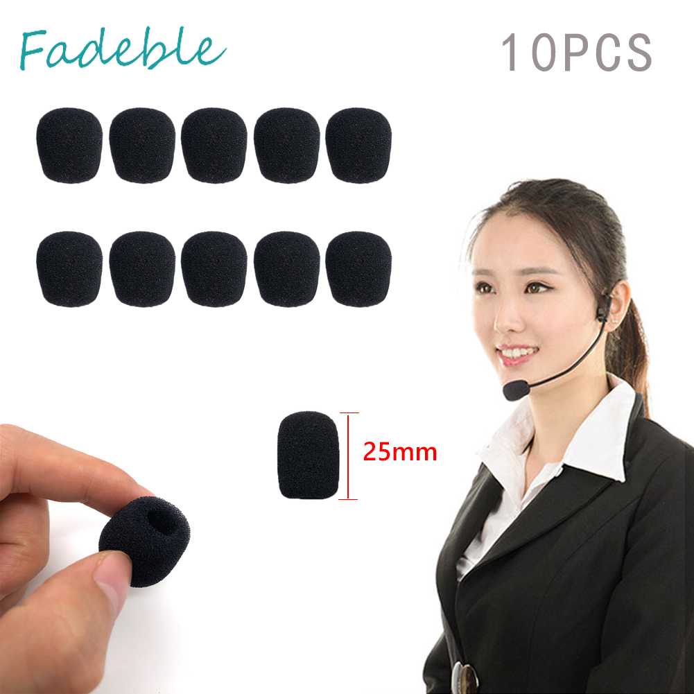 Set 10 Mút Xốp Mềm Bọc Đầu Micro 25mm