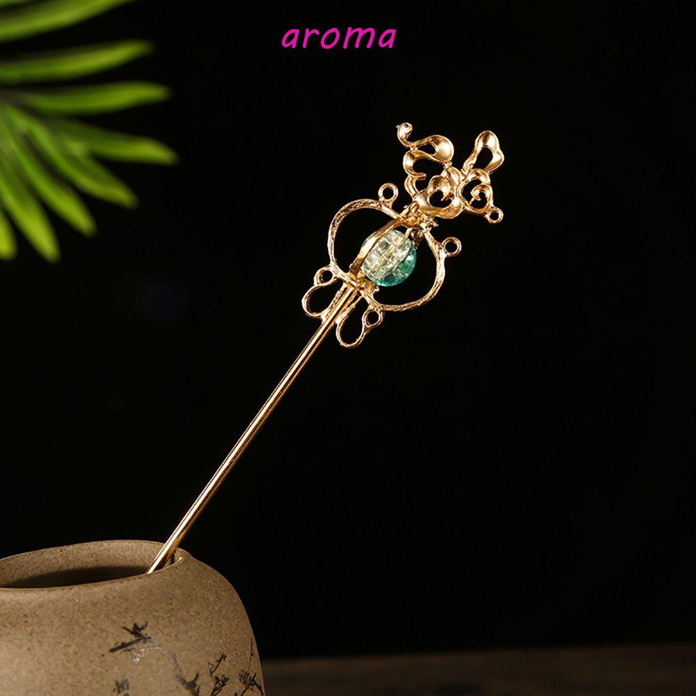 Trâm Cài Tóc Hình Giọt Nước Bằng Hợp Kim Phong Cách Hanfu Cổ Điển Thời Trang Cho Nữ