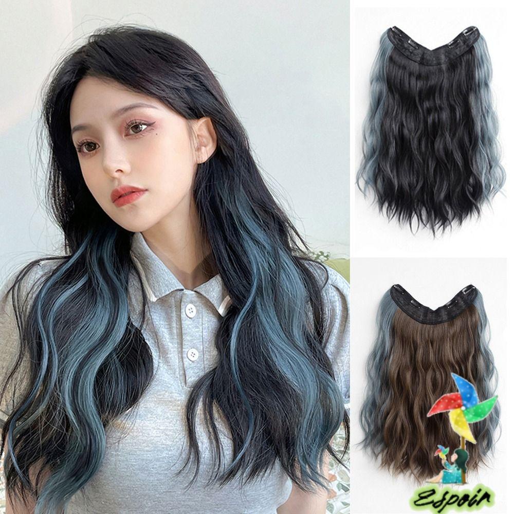 Bộ Tóc Giả Xoăn Gợn Sóng Màu Sắc Thời Trang ESPO