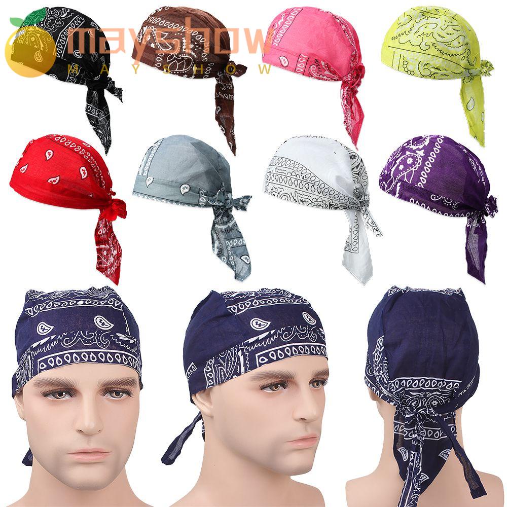 Mũ Trùm Đầu Bằng Cotton Co Giãn Phong Cách Cướp Biển Ung Thư Chemo Dành Cho Nam Và Nữ