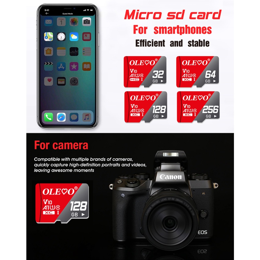 Thẻ Nhớ Tốc Độ Cao 4GB 8GB 16GB minisd 32GB 64GB class 10 Cho Điện Thoại Thông Minh