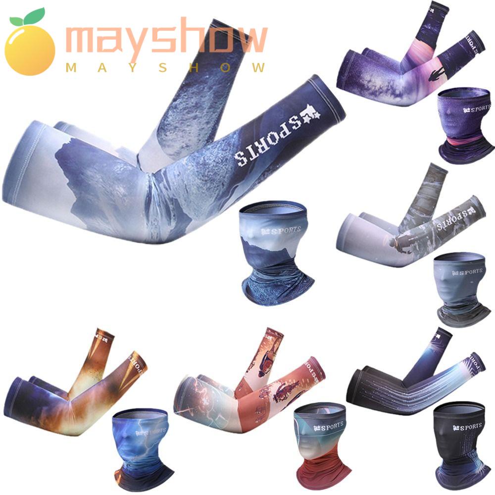 Găng Cánh Tay Chống Nắng Bảo Vệ Mặt Cổ Dùng Khi Chơi Thể Thao Ngoài Trời