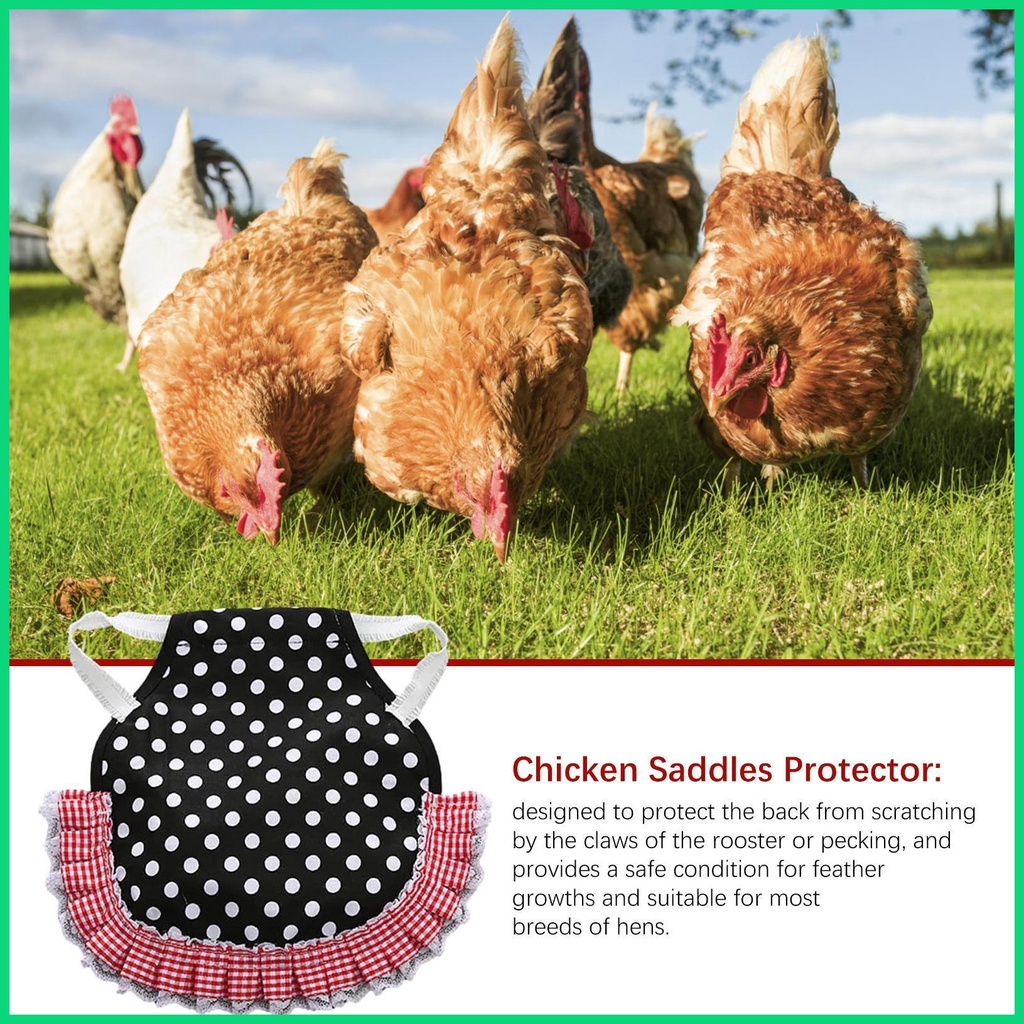 Tạp Dề Bảo Vệ Yên Xe Gà Có Thể Giặt Được Kèm Dây Đeo Tùy Chỉnh Tiện Dụng