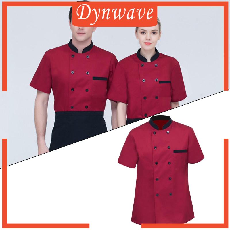 Áo Đầu Bếp Phối Lưới Thiết Kế Nhẹ Thoải Mái Thời Trang Unisex