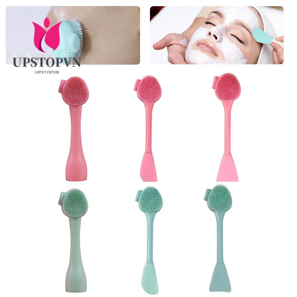 Cọ Rửa Mặt UPSTOPVN Thiết Kế Hai Đầu Tiện Dụng