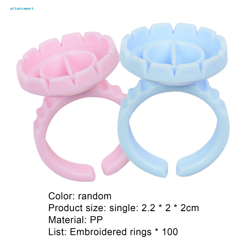 Túi Đựng Đồ Dùng Cao Cấp Tiện Dụng| Set 100 Giá Đỡ Nhẫn Gắn Lông Mi Giả Tiện Dụng