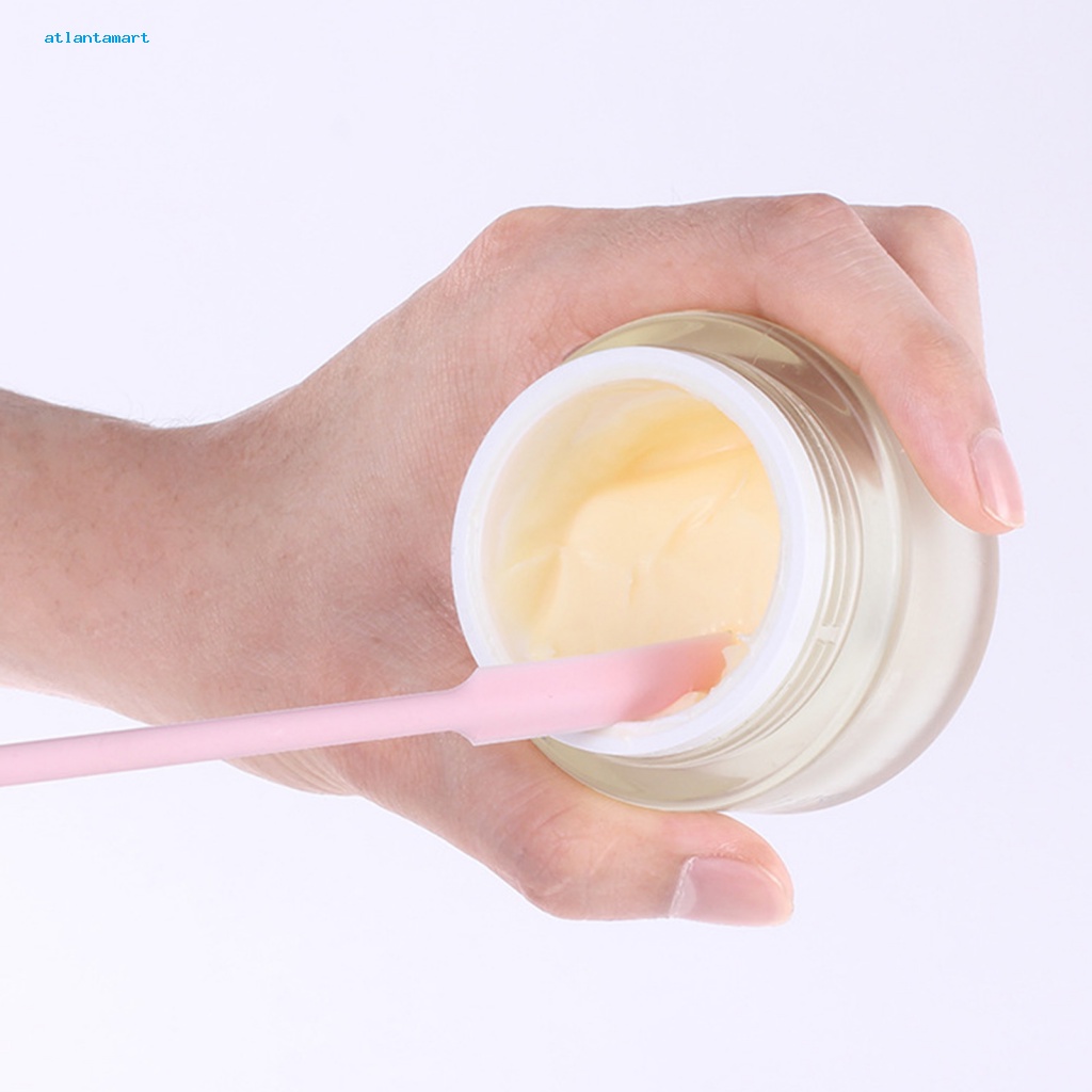 Túi Đựng Đồ Dùng Cao Cấp Tiện Dụng| Set 3 Dụng Cụ Nạo Trang Điểm Bằng Silicone Cán Dài Linh Hoạt Tái Sử Dụng Linh Hoạ