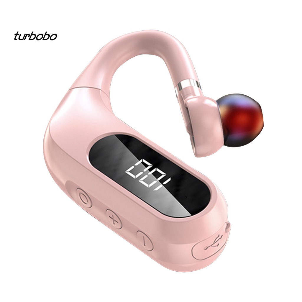 Tai Nghe Không Dây Bluetooth 5.0 Chống Nước Màn Hình LED Âm Thanh HiFi Kiểu Móc Vành Tai