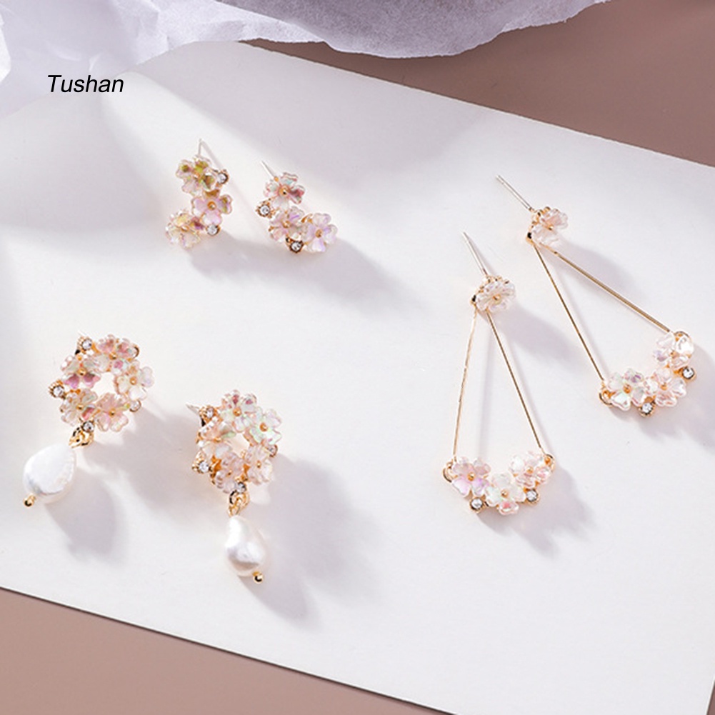 Khuyên Tai Nữ Hình Bông Hoa Thời Trang