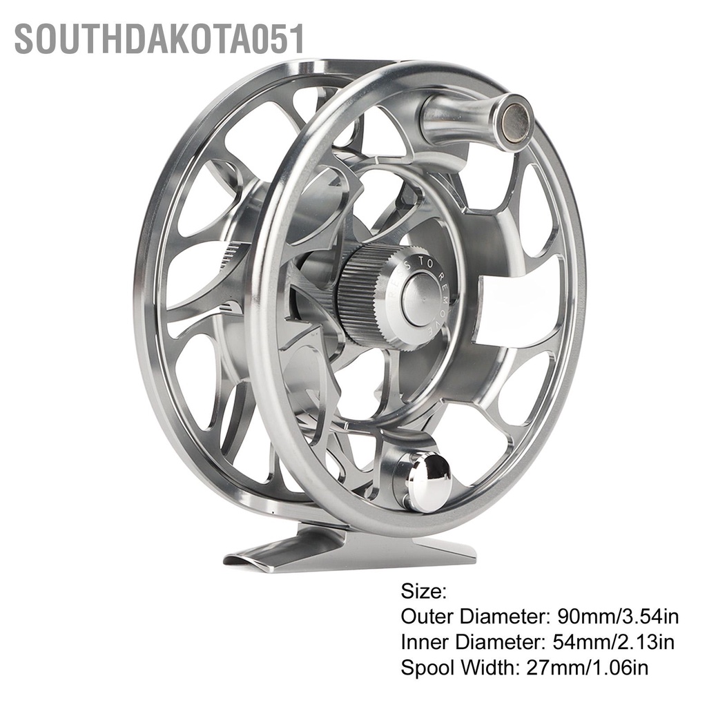 Southdakota051 5/7 Tất Cả Các Kim Loại Máy Câu Hợp Nhôm Gia Công CNC Tốc Độ 1:1 Tỷ Lệ Cho Nước Ngọt Mặn