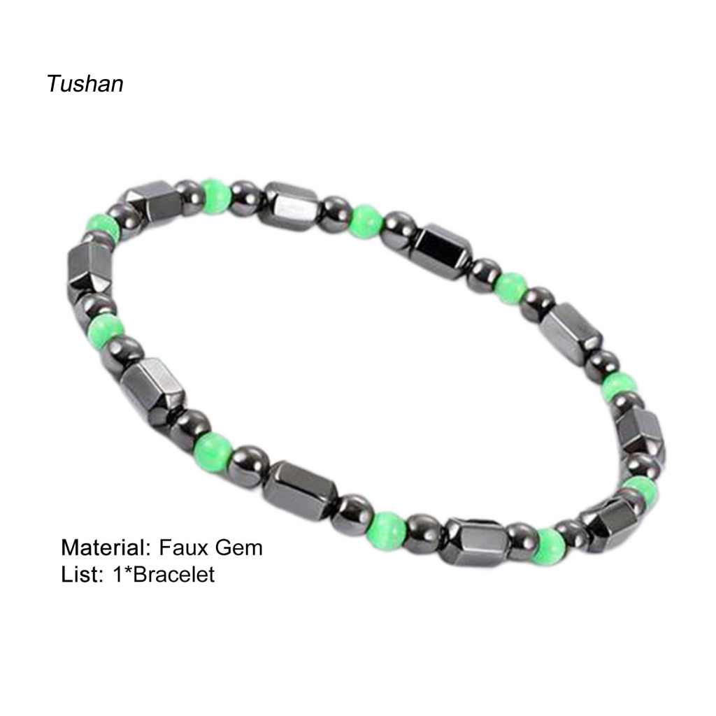 Vòng Tay Nam Châm Màu Sắc Tương Phản Bền Bỉ Thời Trang Cho Nam