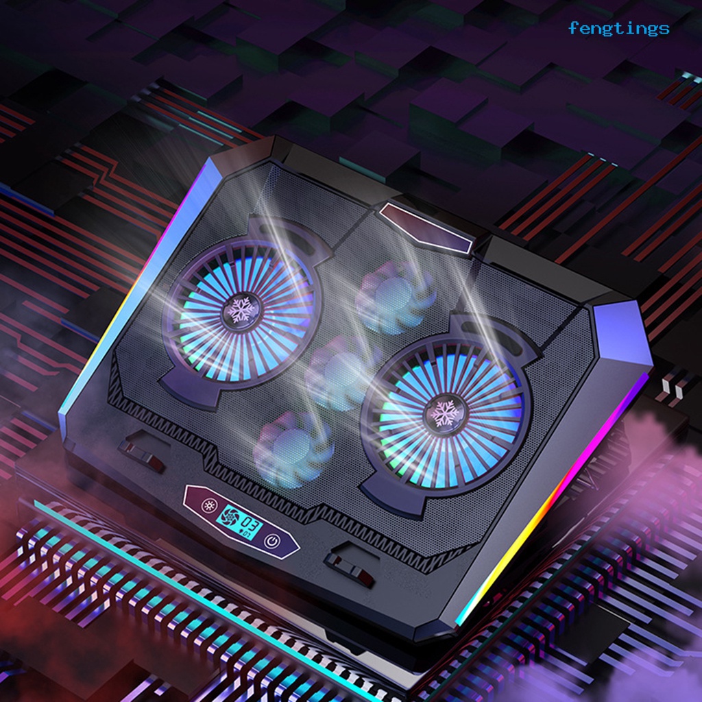 Giá Đỡ Bộ Tản Nhiệt Laptop RGB Không Gây Tiếng Ồn Đa Năng D10
