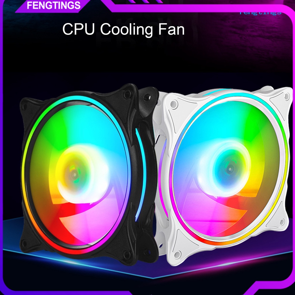 Quạt Tản Nhiệt CPU 5V ARGB Hiệu Ứng Ánh Sáng Tốc Độ Cao Không Trơn Điều Khiển Nhiệt Độ Không Khí Thông Minh Cho PC