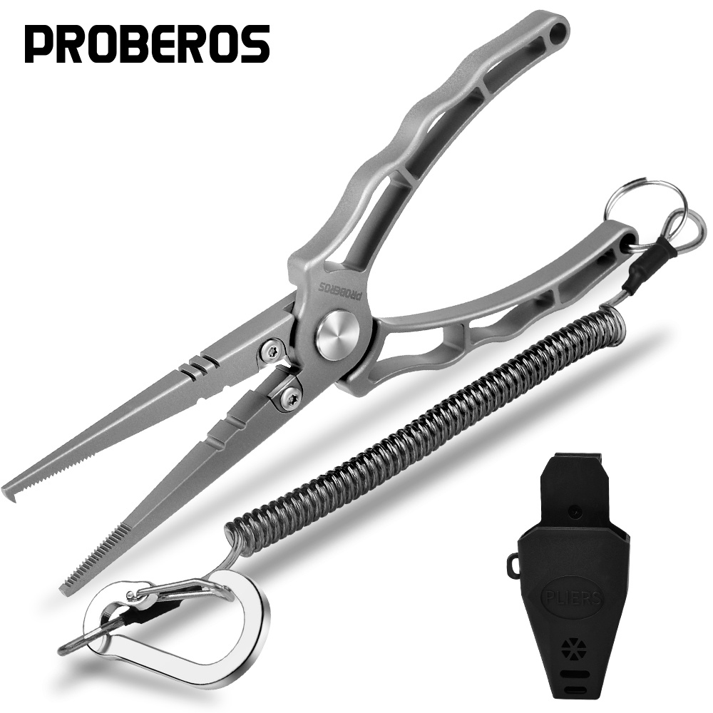 Proberos đa năng Luya kìm điều khiển cá dụng cụ câu cá bằng thép không gỉ chống ăn mòn tại chỗ