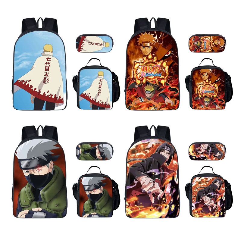Ba Lô Đi Học Họa Tiết Anime Naruto Xinh Xắn Chất Lượng