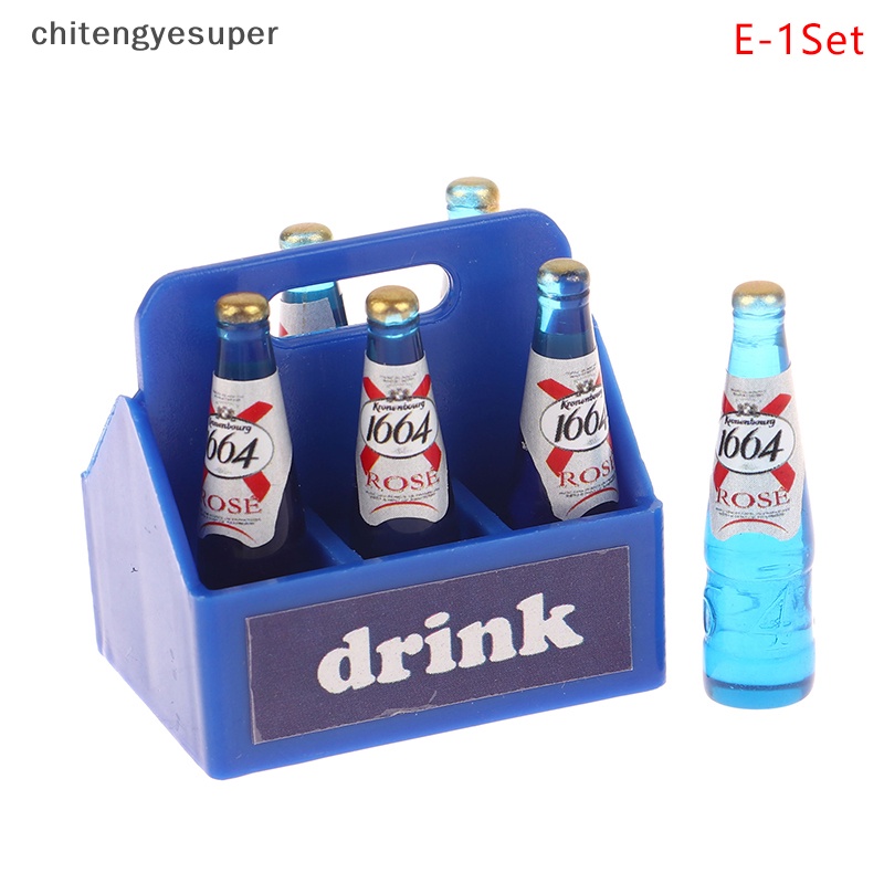 1 Bộ Chai Bia Thu Nhỏ 1: 12 Dùng Để Trang Trí Nhà Búp Bê