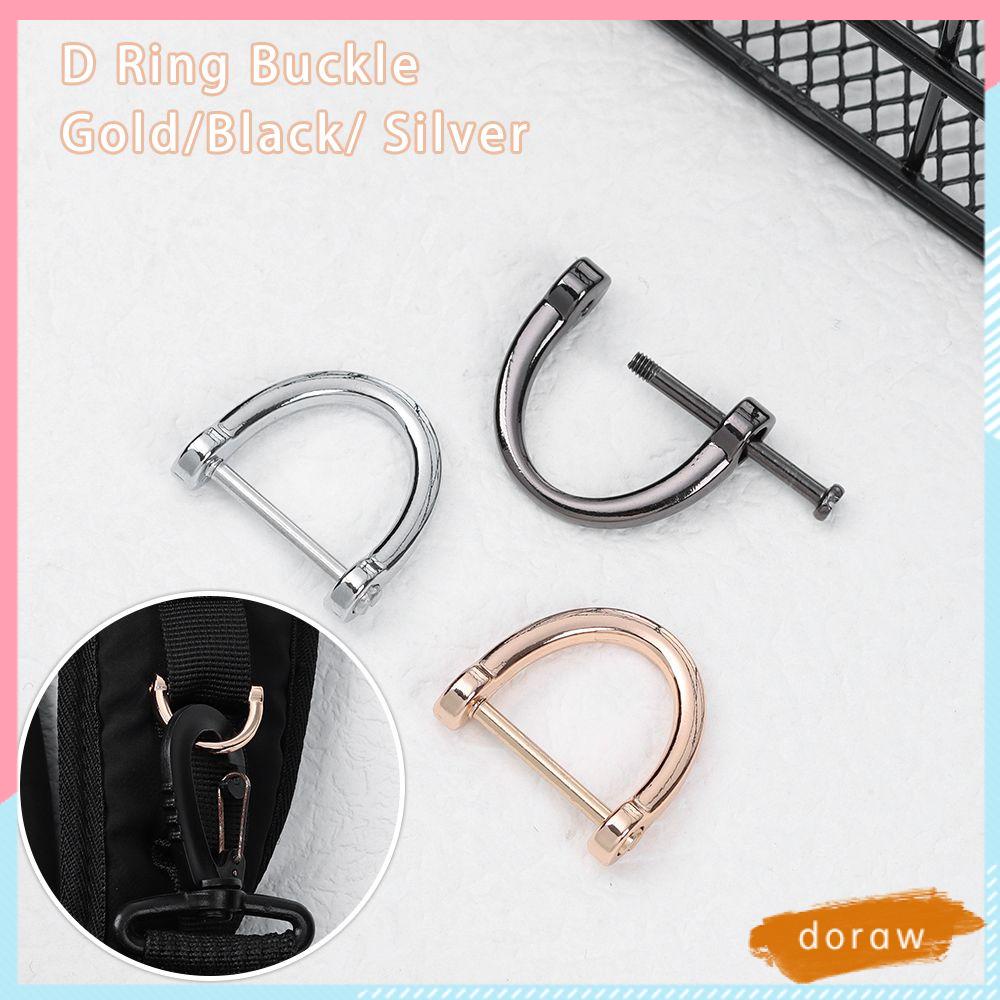 Khóa Chữ D DIY Có Thể Tháo Rời Cho Dây Đeo Túi Xách