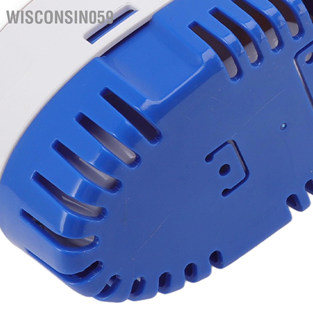 Wisconsin059 Bơm đáy tàu tự động Chống va đập Máy bơm chìm DC đa năng mini có công tắc phao