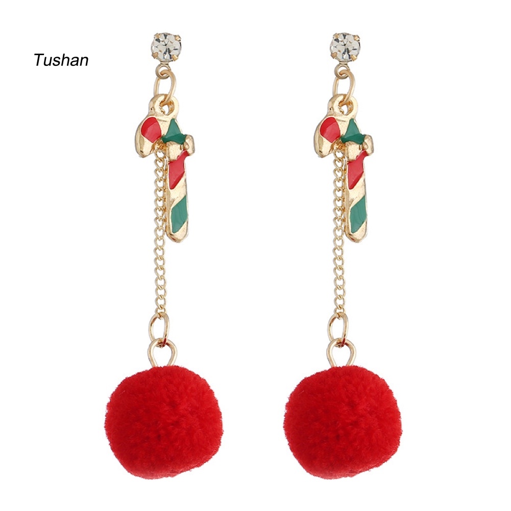 Khuyên Tai Nữ Hình Nón Giáng Sinh Thời Trang