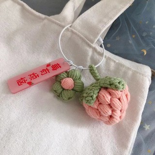 Móc Khóa May Mắn Đan Len Thủ Công Dễ Thương