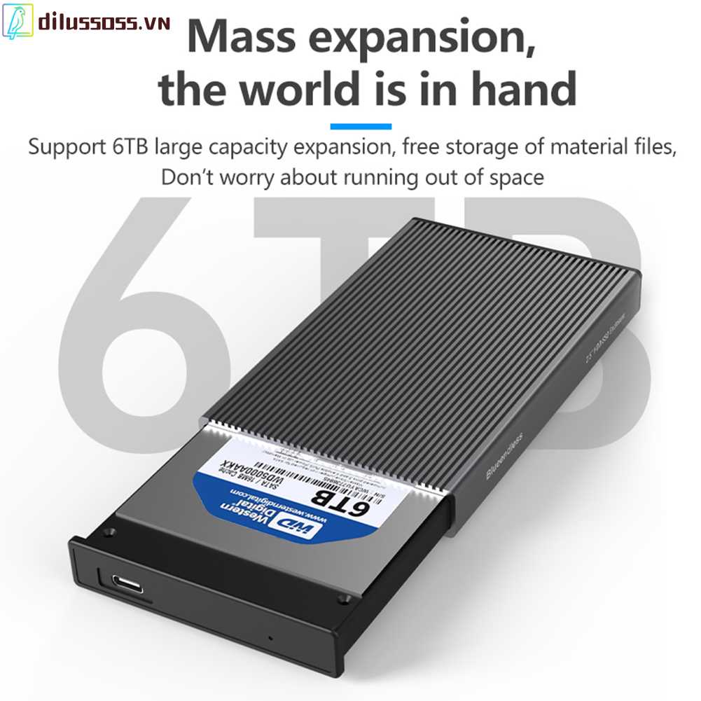 Hộp Đựng Ổ Cứng HDD SSD 2.5 SATA - USB 3.0 2.5 Inch HDD SSD