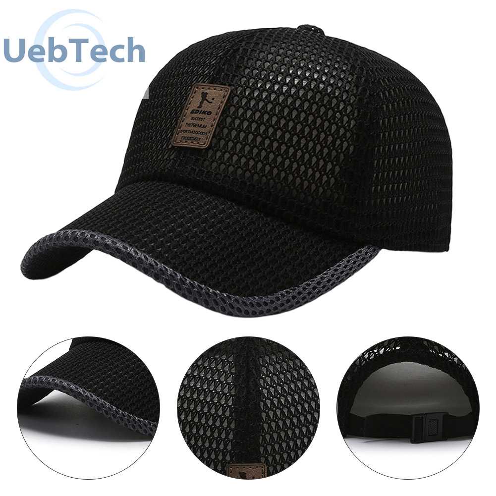 Mũ Lưỡi Trai Phối Lưới Thoáng Khí Thời Trang Mùa Hè Cho Nam Và Nữ