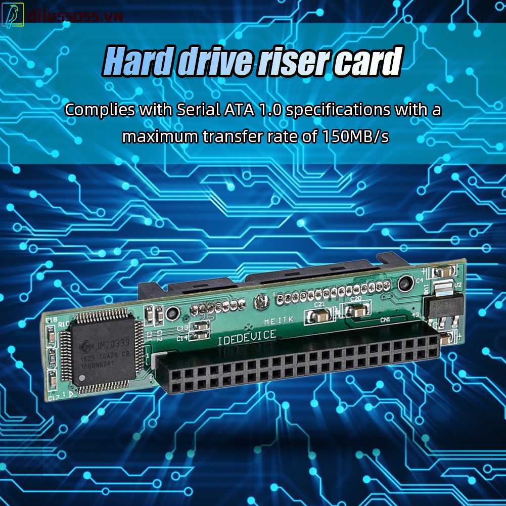 Card ChuyểN ĐổI Ổ CứNg 2.5in SATA Sang IDE SSD 7 + 15-Pin Sang 44-Pin
