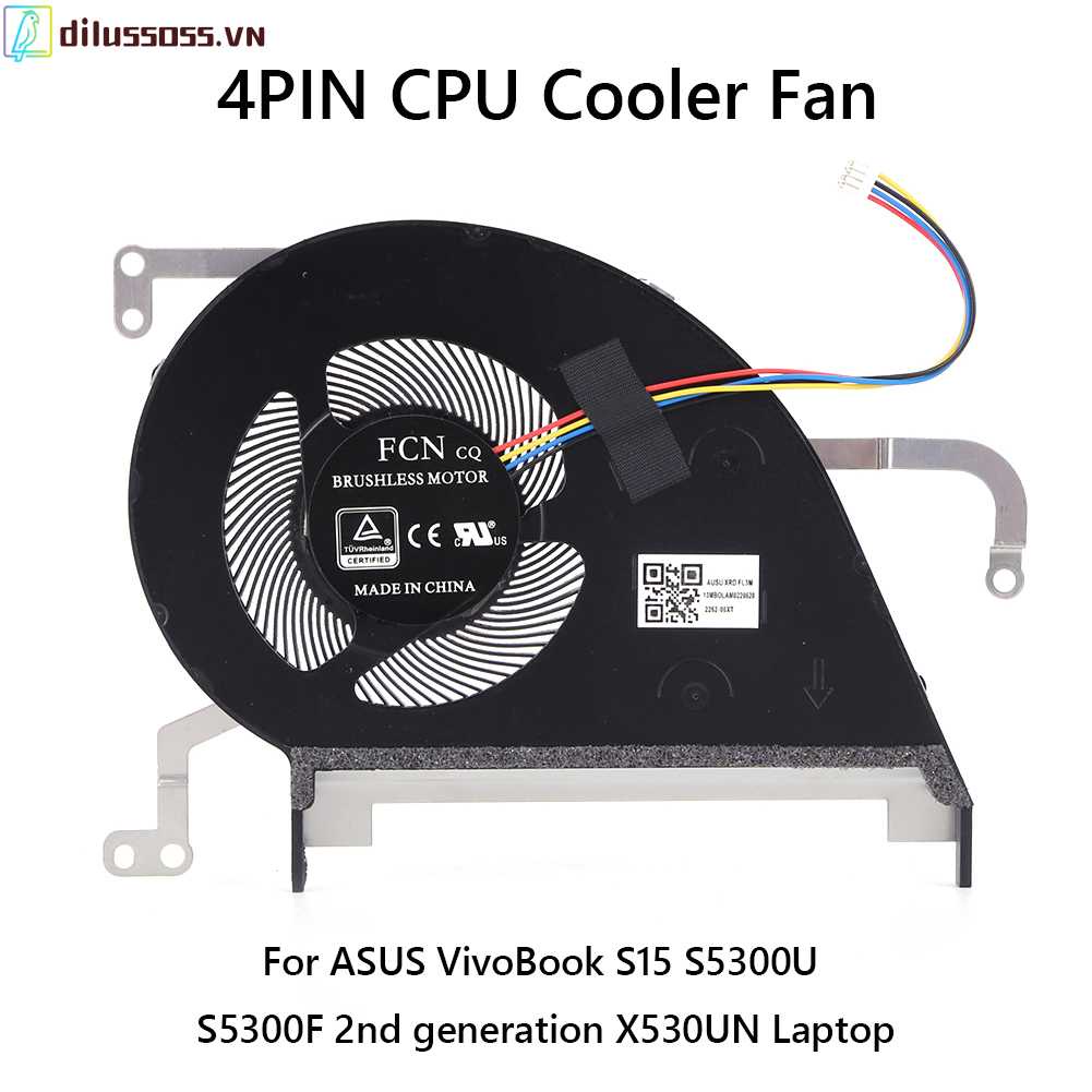 Quạt TảN NhiệT CPU Cho ASUS VivoBook S15 S5300U S5300F 2nd Generation X530UN