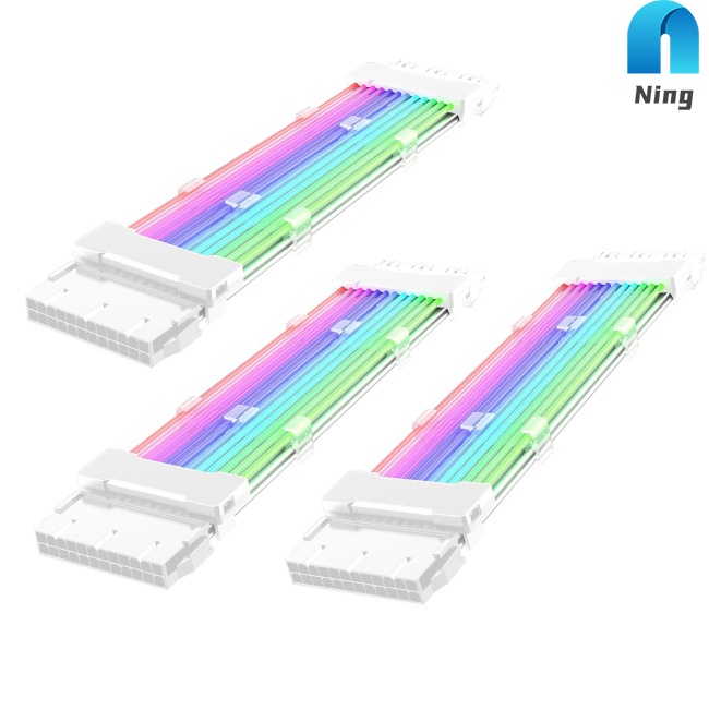 Dây Cáp Nối Dài Nguồn Đèn 24pin 5v Argb Linh Hoạt Cho Bo Mạch Chủ Máy Tính Thẻ Đồ Họa