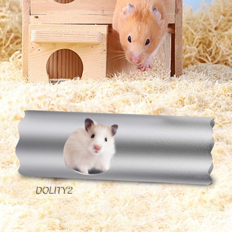 Đường Hầm Đồ Chơi Bằng Hợp Kim Nhôm 2 Cái Cho Chuột Hamster / Thỏ / Chuột Nhỏ
